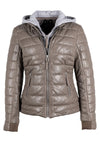 Mauritius Leather Robin CF Jacket in Grey; 