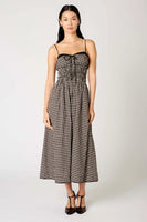 NIA the Brand Renata Top Style NT-2125 in Brown;NIA the Brand Thomas Dress Style ND-2028 in Oat;Layered Look Fall Gingham Dress; 