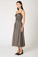 NIA the Brand Renata Top Style NT-2125 in Brown;NIA the Brand Thomas Dress Style ND-2028 in Oat;Layered Look Fall Gingham Dress; 