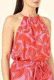 Omika Catalina Blouse in Cierra Grapefruit; 