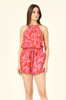 Omika Catalina Blouse in Cierra Grapefruit; 