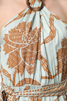 Omika Nicola Jumpsuit in Nia Seafoam; 