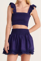 Peixoto Belle Skirt Style 4020 Nav in Navy; 