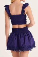 Peixoto Belle Skirt Style 4020 Nav in Navy; 