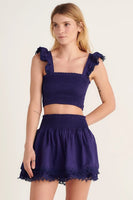 Peixoto Mariel Top Style 40203-Nav in Navy; 