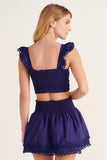 Peixoto Mariel Top Style 40203-Nav in Navy; 