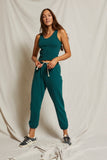 Perfect White Tee Blondie Tank Style T72-Blondie in Oatmeal, Emerald and Dune;Elevated Leisure Style;Elevated Lounge; 