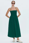 Pistola Bianca Shirred Bodice Dress Style P00071126CP in Emerald; 