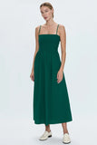 Pistola Bianca Shirred Bodice Dress Style P00071126CP in Emerald; 