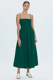 Pistola Bianca Shirred Bodice Dress Style P00071126CP in Emerald; 
