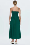Pistola Bianca Shirred Bodice Dress Style P00071126CP in Emerald; 