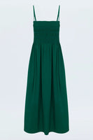 Pistola Bianca Shirred Bodice Dress Style P00071126CP in Emerald; 