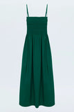Pistola Bianca Shirred Bodice Dress Style P00071126CP in Emerald; 
