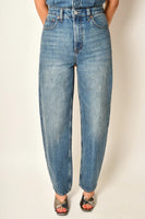 Pistola Denim Ace Sleeveless Barrel Leg Jumpsuit style P00070050RL FARVW in Fairview;Dark Wash Sleeveless Denim Jumpsuit;Barrel Leg Fall Jumpsuit; 
