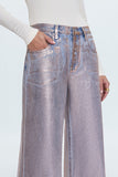 Pistola Denim Jadyn Low Slung Palazzo Style P00016156DC TNSEL in Tinsel; 