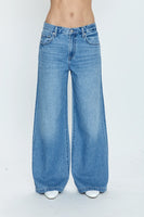 Pistola Denim Jadyn Low Slung Palazzo Style P00016156DC in Volkspark;Rigid Palazzo Jeans