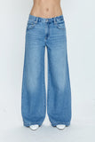 Pistola Denim Jadyn Low Slung Palazzo Style P00016156DC in Volkspark;Rigid Palazzo Jeans