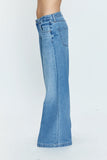 Pistola Denim Jadyn Low Slung Palazzo Style P00016156DC in Volkspark;Rigid Palazzo Jeans