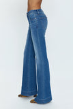 Pistola Denim Kinsley Mid Rise Ultra Flare Style P00016107GT in Spindler;mid rise jeans;flare jeans