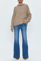Pistola Denim Kinsley Mid Rise Ultra Flare Style P00016107GT in Spindler;mid rise jeans;flare jeans