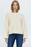Leigh Textured Crew Neck Sweater