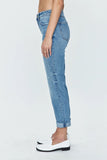 Pistola Denim Riley Mid Rise Relaxed Girlfriend  Style P00016004RJ HltpV in hilltop vintage;Mid rise Girlfriend Jeans;Pistola Jeans; 