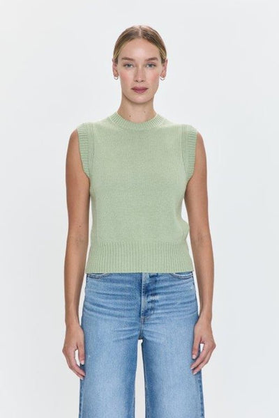 Pistola Leandra Knit Tank Style P0003107YV PISCH in pistachio; 