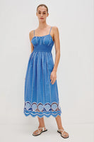 RAils Clothing Murano Dress Style 651A-166F-1558 in French Blue; 