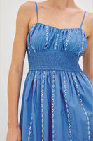 RAils Clothing Murano Dress Style 651A-166F-1558 in French Blue; 