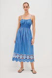 RAils Clothing Murano Dress Style 651A-166F-1558 in French Blue; 