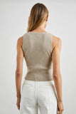 RAils Clothing Rosa Vest Style 834C-609C-548 in Oatmeal;Women's KNit Vest; 
