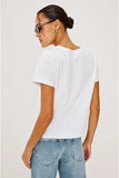 Rails Clothing the girlfriend tee style 840D-331E-002 in white; 