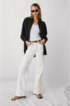 Rails CLothing Getty Wide Leg Cuffed Style 793-218A-8074 in Vintage Ecru; 