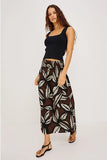 Alessa Skirt -Cocoa Floral