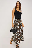 Alessa Skirt -Cocoa Floral
