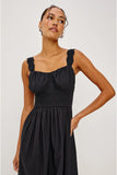 Rails Clothing Anadia Dress Style 670-117G8562 In Black Embroidery; Black Spring Summer Midi Dress,