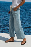 Rails Angeleno wide leg crop Style 791-239C-8702 in Soleil Laser. 