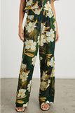 Rails Clothing Brendon Pant Style 649A-270-7681 in Plumerias;Resort Pant;Pre Spring 25 pant;Spring 25 pant;Floral Resort Pant; 