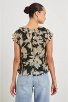Rails Clothing Carmine Top Style 536-634C-7877 in Charcoal Lily; 