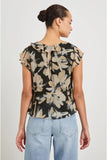 Rails Clothing Carmine Top Style 536-634C-7877 in Charcoal Lily; 