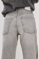 Rails Clothing Del Mar Boyfriend Jeans Style 716A-285B-8226 in Stone Grey Studded; Grey Wash High Rise Studded Fall Jeans