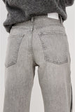 Rails Clothing Del Mar Boyfriend Jeans Style 716A-285B-8226 in Stone Grey Studded; Grey Wash High Rise Studded Fall Jeans