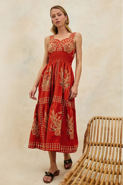 Rails Fawn Dress - Terracotta M / Terracotta Rails Fawn Dress - Terracotta M / Terracotta