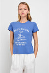 Rails Clothing Fitted crew t-shirt Style 813-340D-7919 in Rails Riviera; Fitted Summer Graphic Tee; 