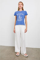 Rails Clothing Fitted crew t-shirt Style 813-340D-7919 in Rails Riviera; Fitted Summer Graphic Tee; 