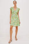 Rails Clothing Gigi Dress Style 927-128C-8172 in green Meadow; Green Floral Summer Dress