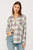 Rails Clothing Hunter Shirt Style 100-550-8510 in Periwinkle Blue; Classic Women's Button Down Shirt