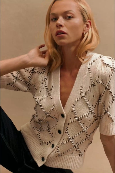Rails Clothing Isla Cardigan Style 863A-358B-1762 in Oat; 