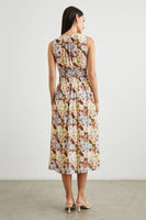 Rails Clothing Izzy Dress Style 527-125C-7005 in Painted Floral;Painted Floral Midi Dress;Spring Midi Dress in Watercolor Painted Floral; 