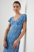 Kenz Dress -Blue Citrus
